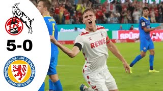 FC Köln VS Eintracht Braunschweig 50 Highlights  Bundesliga 20242025 [upl. by Guillemette310]