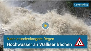 Hochwasser an Walliser Bächen [upl. by Furgeson]