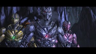 Mortal Kombat X  Triborg All Intro Dialogues MKX [upl. by Norrv]