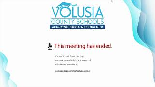 Volusia County School Board Meeting 01232024 [upl. by Bubb]