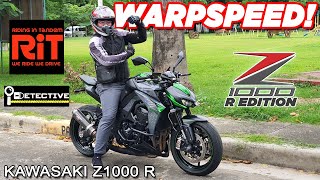 Kawasaki Z1000 R Beginner Test Drive  400cc vs 1000cc [upl. by Amedeo381]