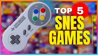 Top 5 SNES Games You Can’t Miss 🎮 1 Will Surprise You [upl. by Noizneb]