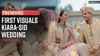 Kiara AdvaniSidharth Malhotra wedding’s First Visual out  Sidharth Kiara Wedding Video [upl. by Nerra747]