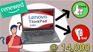 Renewed Lenovo ThinkPad X260 unboxing and review  Laptop 15k budget [upl. by Enyar]