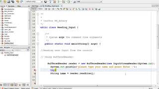Buffered Reader قرائة مدخلات المستخدم باستخدام ال [upl. by Couq]
