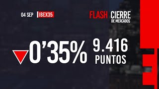 Flash Cierre de Mercados 04092023 [upl. by Herson157]