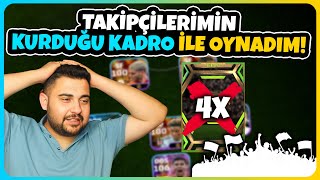 TAKİPÇİLERİM KURDUĞU KADRO İLE KAYBEDERSEM 4 EPİK SİLERİM eFootball Mobile 2025 [upl. by Ronaele]