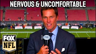 Tom Bradys Broadcasting Debut With Fox Couldn’t Have Gone Any Worse [upl. by Notsuj]