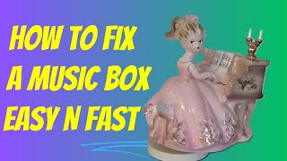 How To Fix A Stuck Or Overwound Music Box [upl. by Meean]