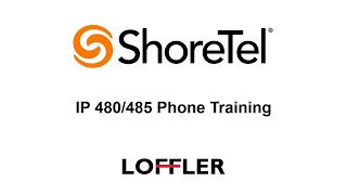 ShoreTel IP 480485 Phone Training [upl. by Irmo138]