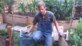 How to Build Raised Beds with Redwood 4x4 posts and Cedar fence board [upl. by Chaffee883]