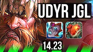 UDYR vs RENGAR JGL  607 500 games Dominating  KR Grandmaster  1423 [upl. by Einaeg]