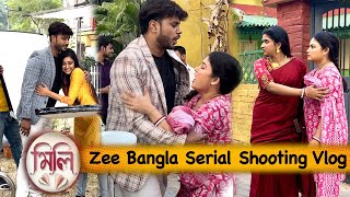 Mili  Zee Bangla Serial Shooting BTS [upl. by Trojan951]