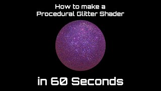 How to make a Procedural Glitter Material in Blender [upl. by Novyar318]