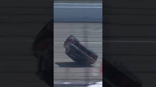 Corey LaJoie flips at Michigan nascar [upl. by Ehrenberg58]