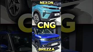 NEXON vs BREZZA  CNG Base Camparision  Which Is Better   yashautocars automobile [upl. by Eidda]