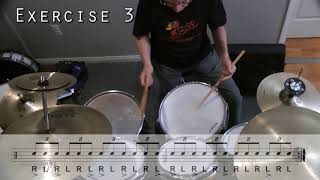 Tiger Bill Video Lesson Accented Triplets Buddy Rich Style  Part 1 [upl. by Essilem]