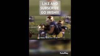 Notre Dame Football Ending vs Michigan 2014 notredamefootball michiganfootball [upl. by Evangelina]