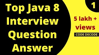 Java 8 new features  Java 8 Interview Questions and Answers  Live Demo with Examples [upl. by Nnylf]