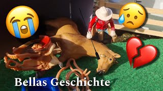 Die traurige Geschichte eines Westernpferdes namens Bella💔😔💭 Schleich Video [upl. by Nyroc]