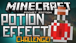 POTION EFFECT SURVIVAL CHALLENGE for MCPE  Minecraft PE Pocket Edition [upl. by Byers]