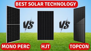 TOPCON vs MONO PERC vs HJT All Solar Panel technologies explained  Best Solar panel 2024 solar [upl. by Euqininod391]