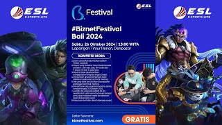 BIZNET FESTIVAL  MLBB COMPETITION GRAND FINAL [upl. by Winfrid248]