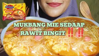 PEDES NYELEKIT🔥MUKBANG MIE SEDAAP RAWIT BINGIT🌶️MUKBANG INDONESIA [upl. by Ttennaej]