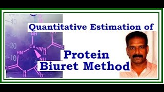 Quantitative Estimation of Protein by BIURET Method Dr Vipin P Sivaram [upl. by Nomma]