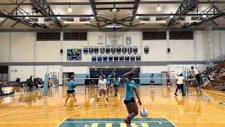 Kealakehe vs Honokaa Girls volleyball varsity set 2 09042024 [upl. by Menashem]