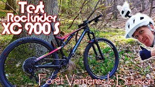 Test Rockrider XC900S Carbone  Forêt Verrières le Buisson  VTT XC  MTB [upl. by Fotzsyzrk384]