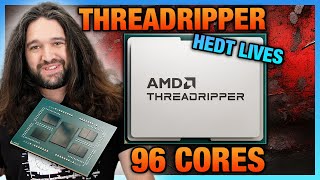 New AMD Threadripper 7980X 7970X 7960X amp Threadripper Pro CPUs Announced [upl. by Schlenger]