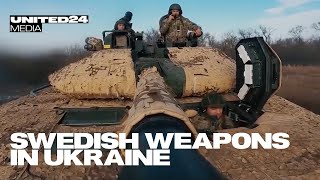 Swedish Weapons on the Ukrainian Frontline Archer Strv 122 and CV90 in Action [upl. by Aklam]