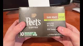 Honest Review of Peets Coffee Decaf K Cup Pods [upl. by Jennee876]