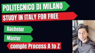 How to Apply for Politecnico di Milano Scholarship 2025  Fully Funded  Study in Italy for Free 🇮🇹 [upl. by Aivat]