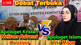 Debat Ilmiah ‼️ Uni Riva vs Nelson Advent Cristian  Live Debat Islam VS Kristen [upl. by Fraze797]