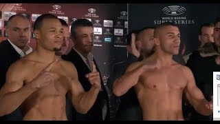 CHRIS EUBANK JR Vs AVNI YILDIRIM WEIGH IN and FACE OFF [upl. by Alleynad]