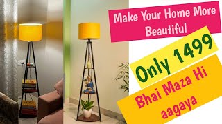 Crosscut Floor Lamp  Best Lamp under 1500 rs  best decorative item for home  Home decoration [upl. by Hernardo]