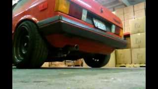 Mk1 Scirocco 8v Techtonics Borla Exhaust [upl. by Herschel499]