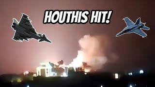 US and UK Strike Houthi Targets in Yemen [upl. by Liakim558]