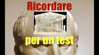 Il palazzo della memoria  Esempio pratico di applicazione [upl. by Emogene956]