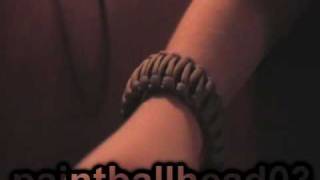 How to make a paracord bracelet king cobra weave [upl. by Ahsilad416]