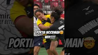 PORTIA WOODMAN BEAST MODE🤯 rugby rugbyplayerreacts [upl. by Abner73]