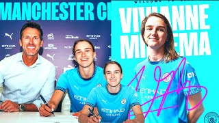 Officially Miedema signs for Manchester City from Asernal on free transfer 🔵✅🤝🔥👋 [upl. by Anabella]