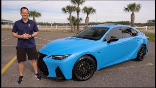 Is the 2024 Lexus IS 500 F Blue Vector Edition the BEST new performance sedan to BUY [upl. by Htrow]