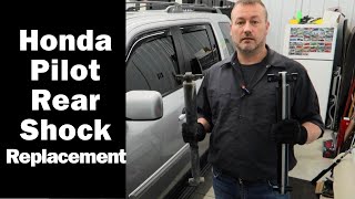 20092015 Honda Pilot Rear Shock Replacement DIY and Save Money [upl. by Hax]