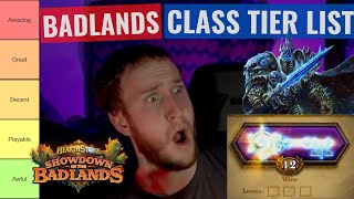 NEW ARENA BANS and bugs  Class Tier List and Meta Update  Hearthstone Badlands [upl. by Richter439]