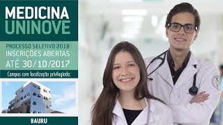 Processo seletivo para Medicina Uninove Bauru [upl. by Orteip]