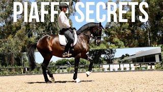 HOW TO TRAIN PIAFFE three secrets [upl. by Flatto]