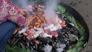 Preparando un rico Curanto en Chiloé [upl. by Adamsen]